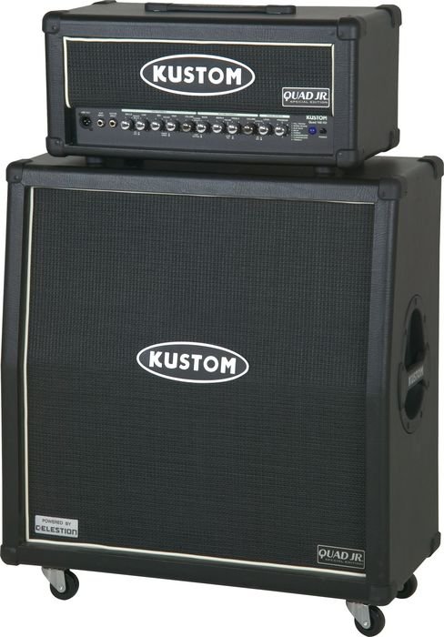 Jual Kustom QUAD JR. 100W Half Stack Guitar Amplifier - FREE